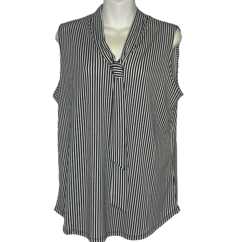 Adrianna Papell Striped Blouse